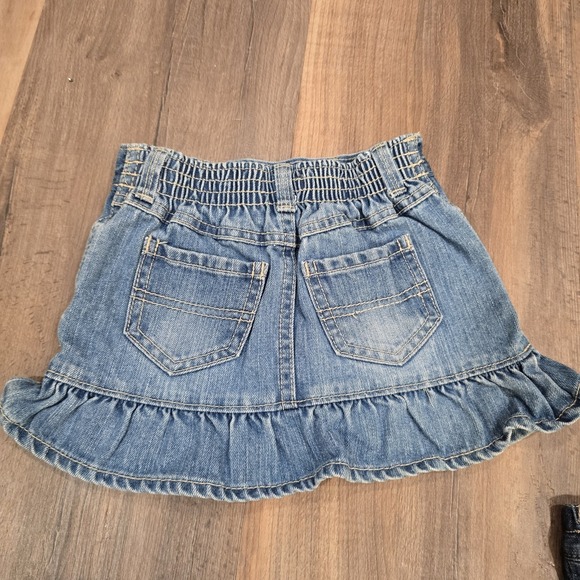 Girls Denim Jean Dress Jumper Skirt Lot Mixed Vintage To Modern Size 3T - 6X - Picture 14 of 16